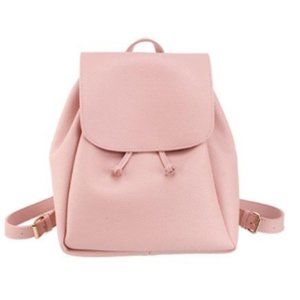 Miniso pink backpack with drawstrings